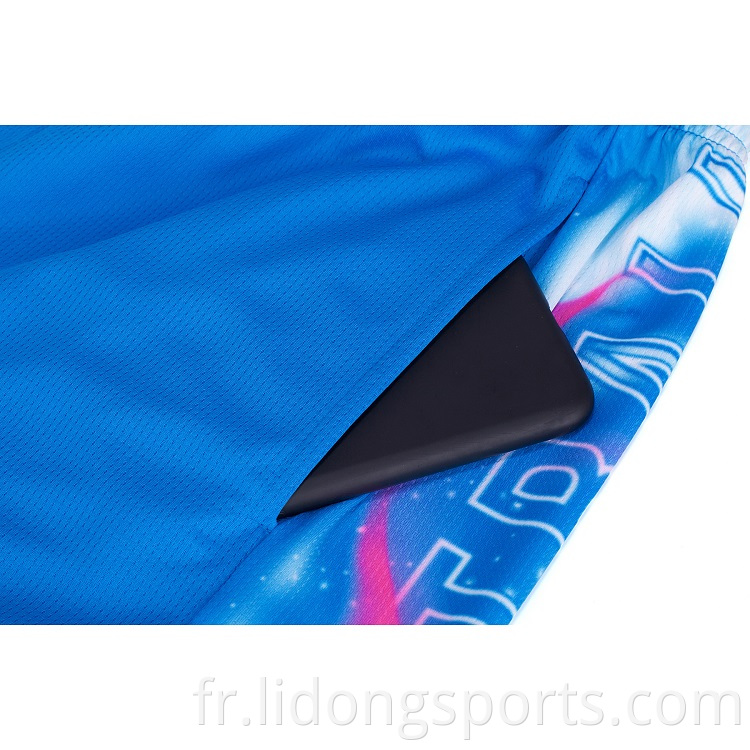 Uniforme de basket-ball court pour hommes uniformes de basket-ball de basket-ball uniforme de basket-ball personnalisé